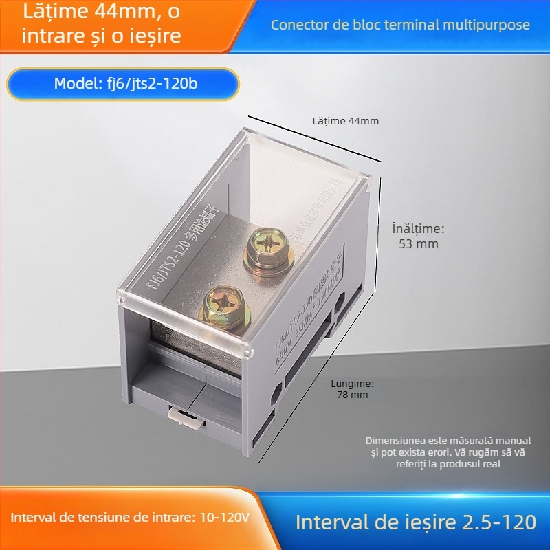 Cutie de legături Sq6/Jts2, intrare unică, mai multe ieșiri, carcasă izolată