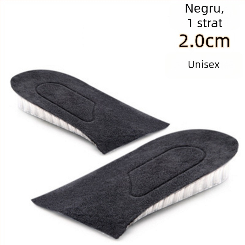 Talpă din silicon pentru creșterea înălțimii, invizibilă, cu design faguri, model zgdqk01, pentru bărbați și femei, potrivită pentru pantofi din piele, ghete, casual și sport