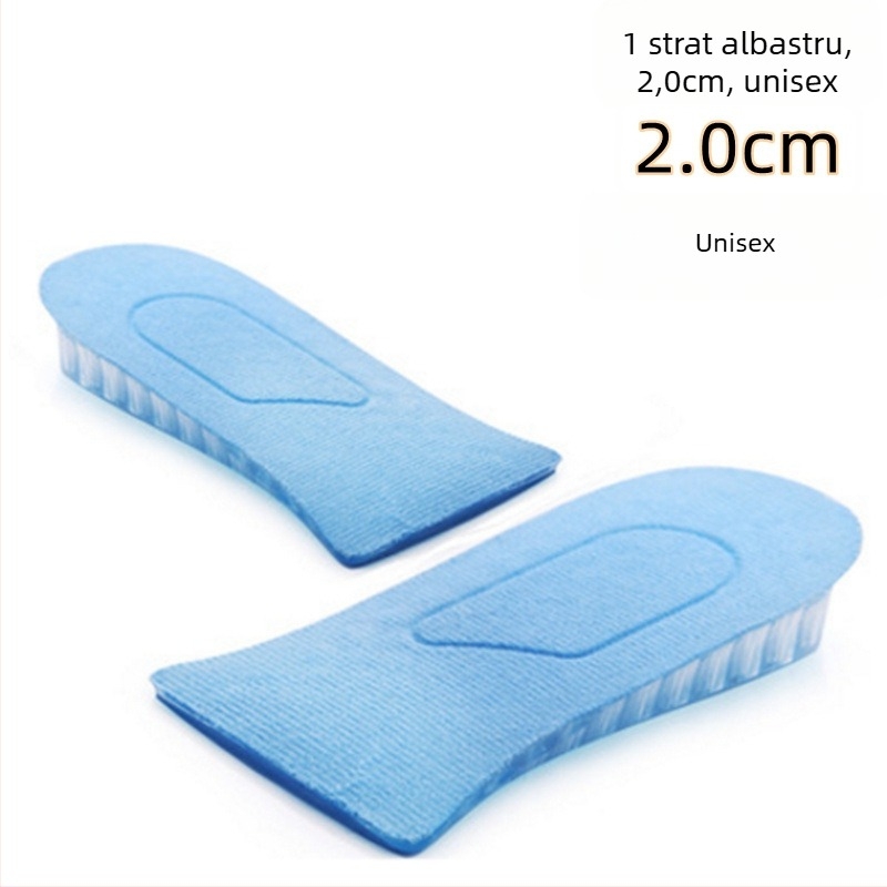 Talpă din silicon pentru creșterea înălțimii, invizibilă, cu design faguri, model zgdqk01, pentru bărbați și femei, potrivită pentru pantofi din piele, ghete, casual și sport
