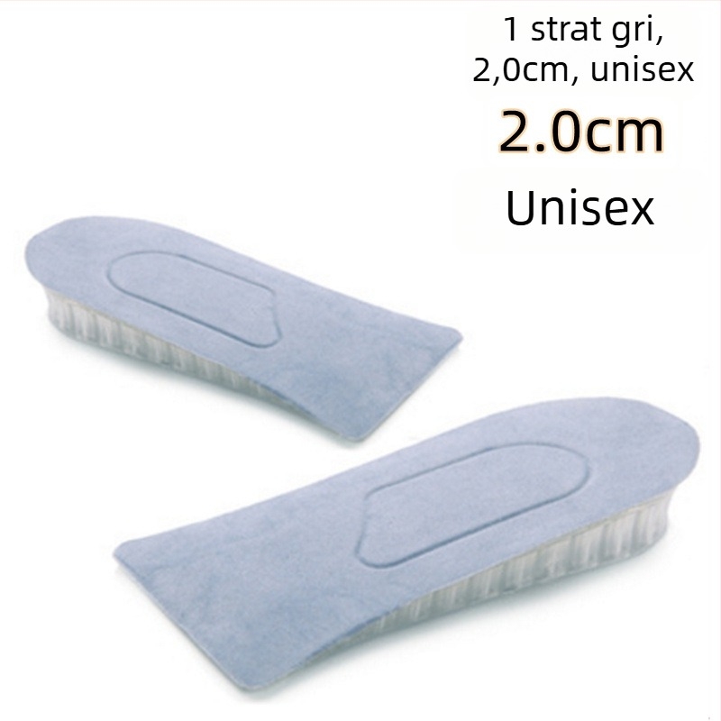 Talpă din silicon pentru creșterea înălțimii, invizibilă, cu design faguri, model zgdqk01, pentru bărbați și femei, potrivită pentru pantofi din piele, ghete, casual și sport