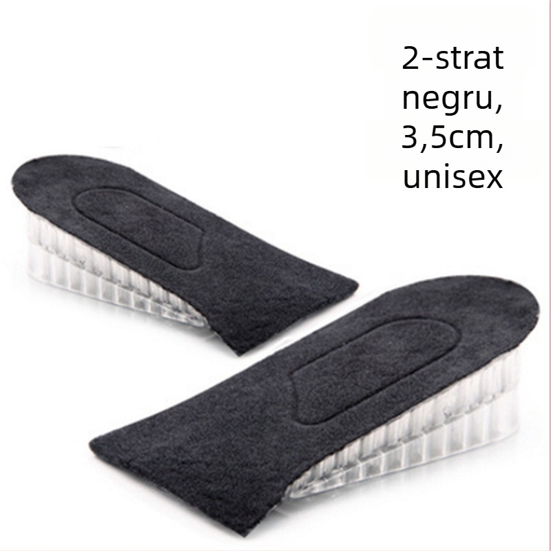 Talpă din silicon pentru creșterea înălțimii, invizibilă, cu design faguri, model zgdqk01, pentru bărbați și femei, potrivită pentru pantofi din piele, ghete, casual și sport