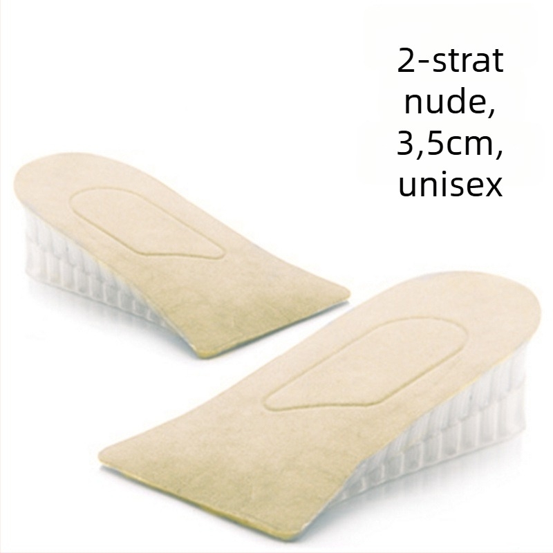 Talpă din silicon pentru creșterea înălțimii, invizibilă, cu design faguri, model zgdqk01, pentru bărbați și femei, potrivită pentru pantofi din piele, ghete, casual și sport