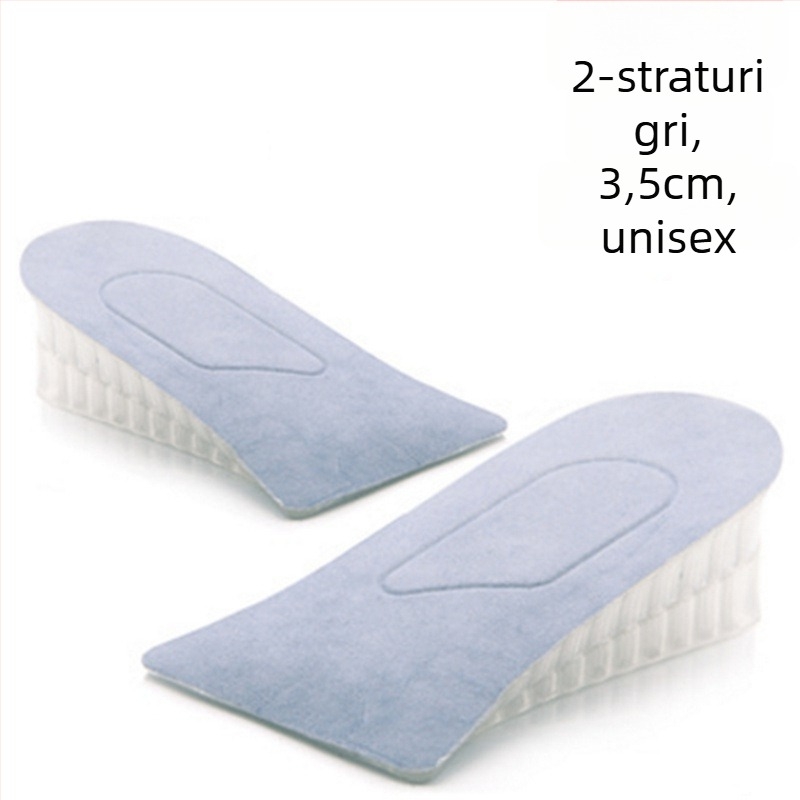 Talpă din silicon pentru creșterea înălțimii, invizibilă, cu design faguri, model zgdqk01, pentru bărbați și femei, potrivită pentru pantofi din piele, ghete, casual și sport