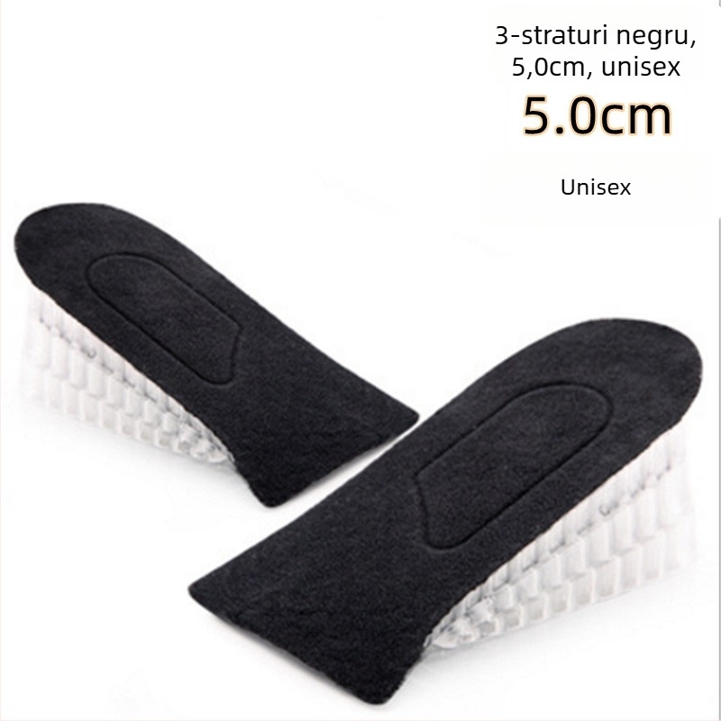 Talpă din silicon pentru creșterea înălțimii, invizibilă, cu design faguri, model zgdqk01, pentru bărbați și femei, potrivită pentru pantofi din piele, ghete, casual și sport