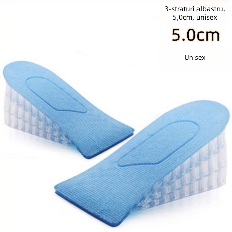 Talpă din silicon pentru creșterea înălțimii, invizibilă, cu design faguri, model zgdqk01, pentru bărbați și femei, potrivită pentru pantofi din piele, ghete, casual și sport