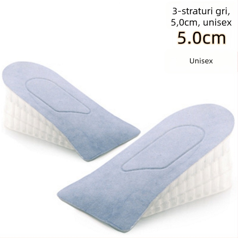 Talpă din silicon pentru creșterea înălțimii, invizibilă, cu design faguri, model zgdqk01, pentru bărbați și femei, potrivită pentru pantofi din piele, ghete, casual și sport