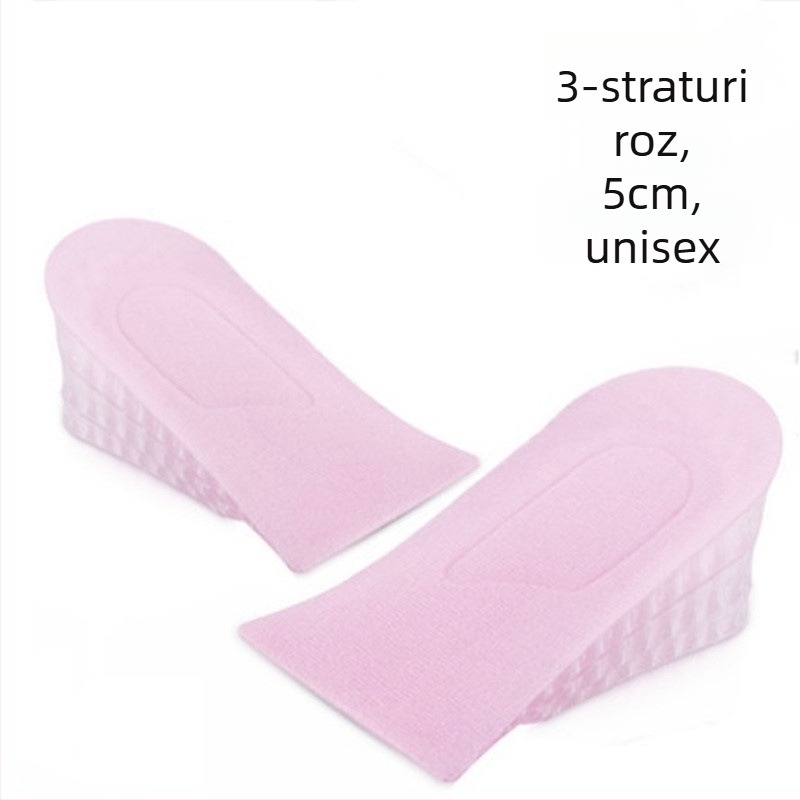 Talpă din silicon pentru creșterea înălțimii, invizibilă, cu design faguri, model zgdqk01, pentru bărbați și femei, potrivită pentru pantofi din piele, ghete, casual și sport