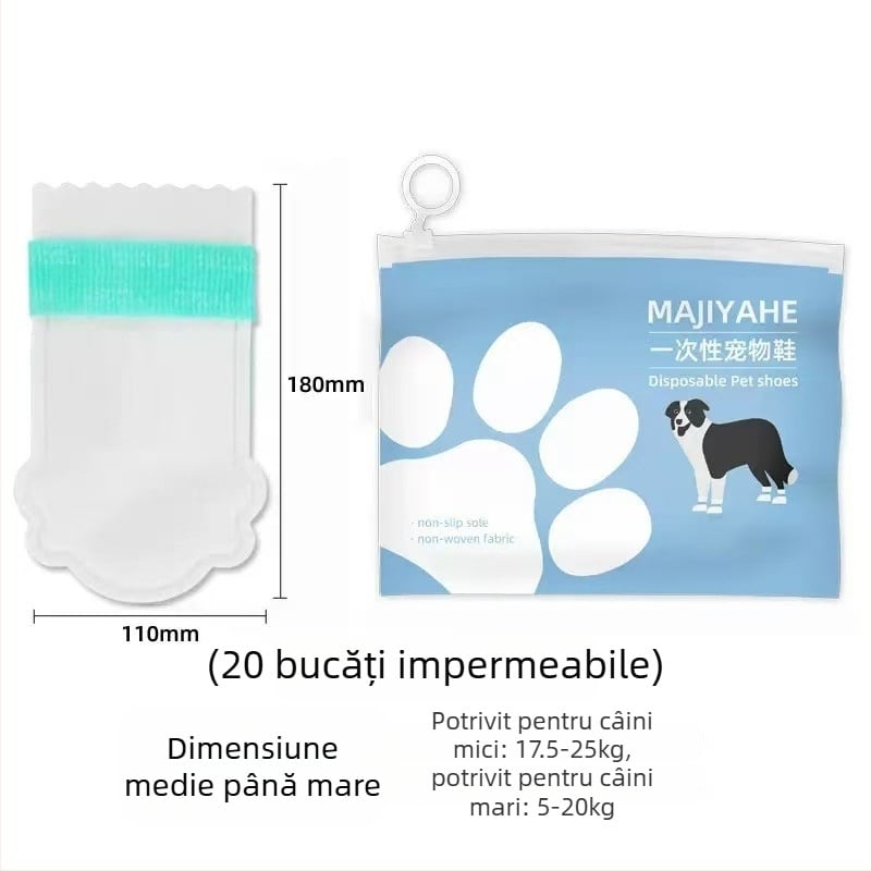 MAJIYAHE Capace de pantofi pentru animale de companie – antiderapante, stil casual, universale, modelul 001