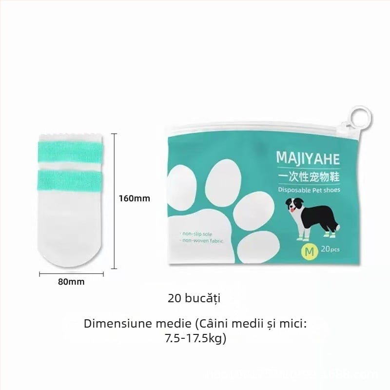 MAJIYAHE Capace de pantofi pentru animale de companie – antiderapante, stil casual, universale, modelul 001