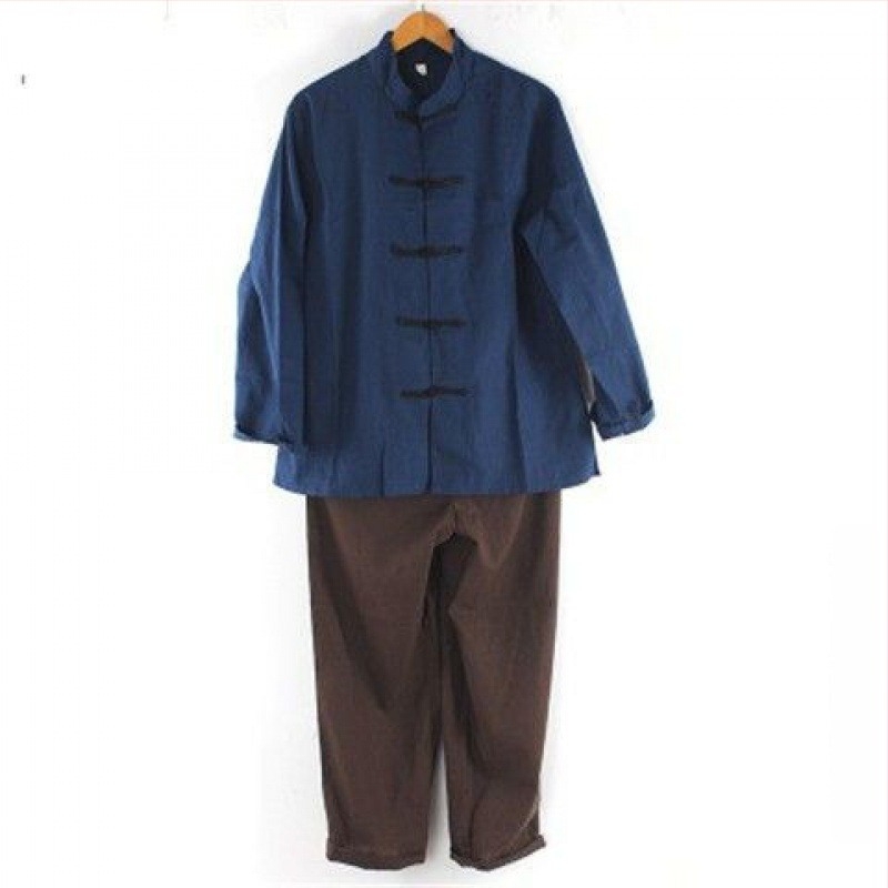 Costum masculin de fermier în stil Republica Chineză, țesătură acrilică, conținut principal 95%+, vară 2022, vârsta 25–29, potrivit pentru belly dance