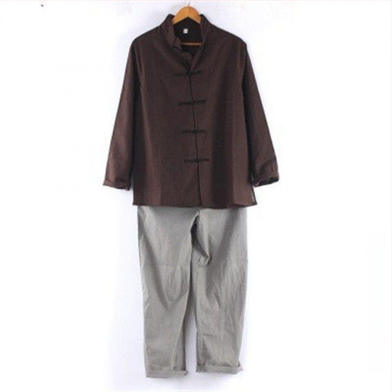 Costum masculin de fermier în stil Republica Chineză, țesătură acrilică, conținut principal 95%+, vară 2022, vârsta 25–29, potrivit pentru belly dance