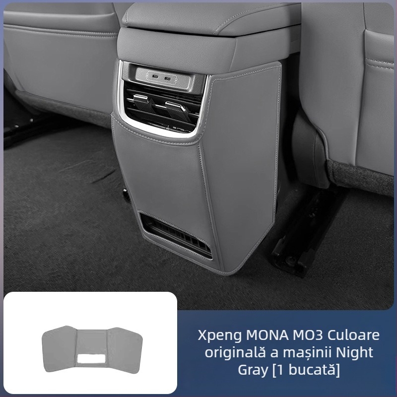 Protecție din piele pentru scaun Xpeng M03 – protecție pentru spatele scaunului, imprimare logo disponibil