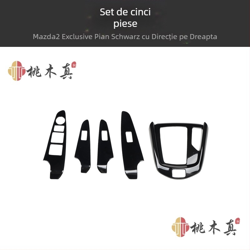 Interioară Mazda2 Peachwood cu acoperire 3D din fibre de carbon, plastic, personalizabil, Guangzhou, China