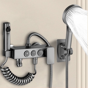 Duș deasupra cu robinet de amestec încastrat, oțel inoxidabil 304, stil modern, set triplu, execuție prin injecție