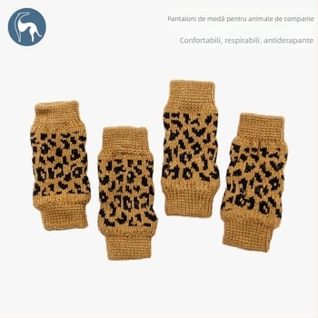 Protecții pentru genunchi și acoperitoare pentru laba pentru animale de companie generale, bumbac, anti-derapare, calde, rezistente la uzură, etichetă privată Blue Wave