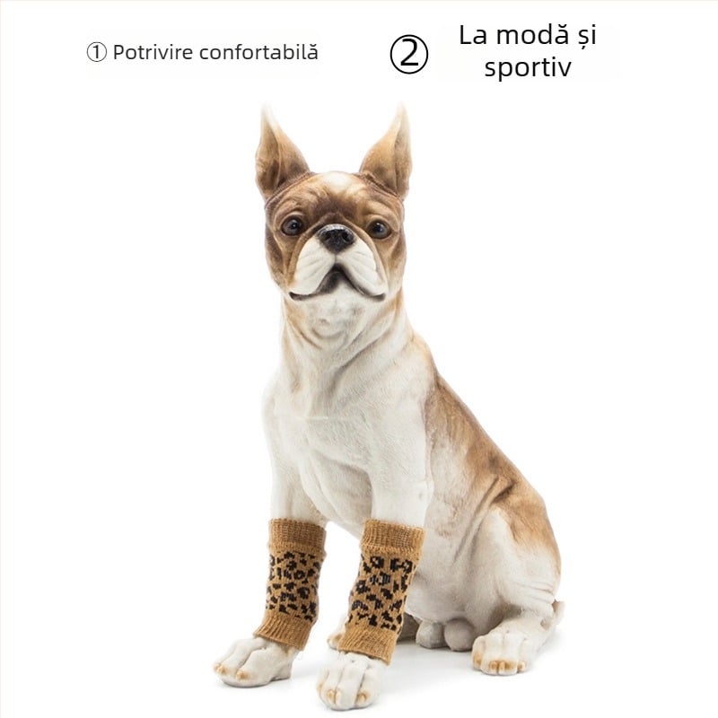 Protecții pentru genunchi și acoperitoare pentru laba pentru animale de companie generale, bumbac, anti-derapare, calde, rezistente la uzură, etichetă privată Blue Wave