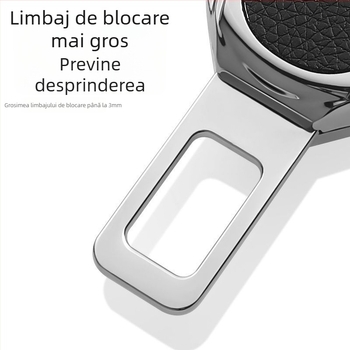 Extensor de centură auto, aliaj de zinc, model car safety extender, producție personalizată, imprimare logo, etichetă privată licențiată