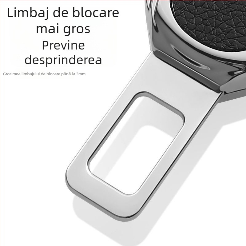 Extensor de centură auto, aliaj de zinc, model car safety extender, producție personalizată, imprimare logo, etichetă privată licențiată