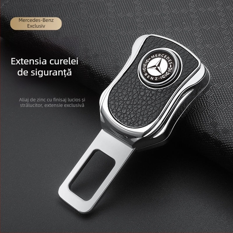 Extensor de centură auto, aliaj de zinc, model car safety extender, producție personalizată, imprimare logo, etichetă privată licențiată