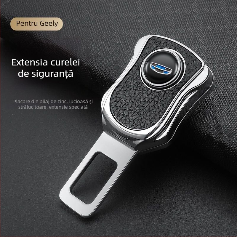 Extensor de centură auto, aliaj de zinc, model car safety extender, producție personalizată, imprimare logo, etichetă privată licențiată