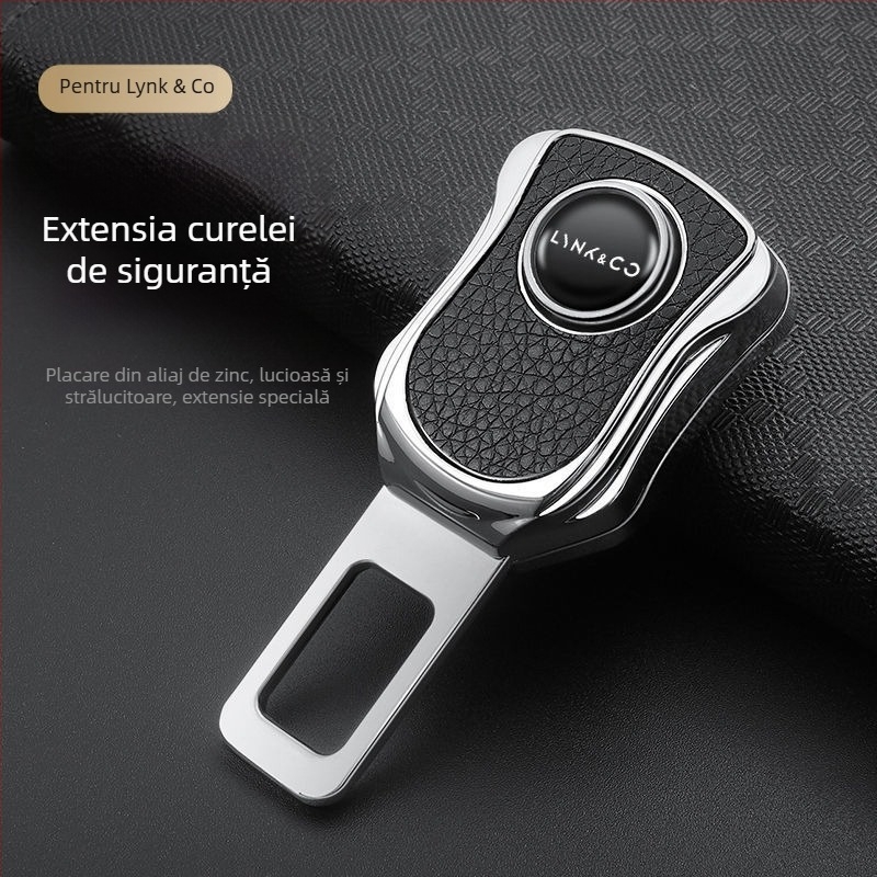 Extensor de centură auto, aliaj de zinc, model car safety extender, producție personalizată, imprimare logo, etichetă privată licențiată
