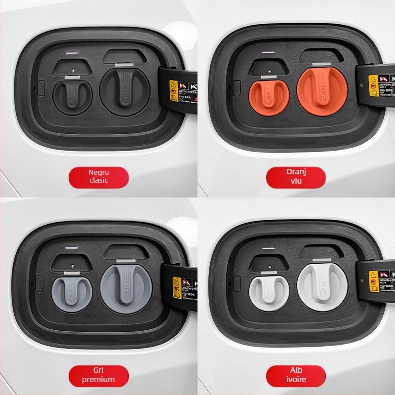 Capac magnetic pentru portul de încărcare, capac de praf din silicon, impermeabil pentru mașină