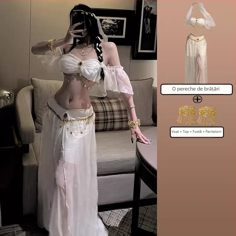 Costum de dans pentru abdomen – Exot Indian pentru bărbați, Costum foto Jasmine Princess Elf, conținut material 95%+, vara 2022