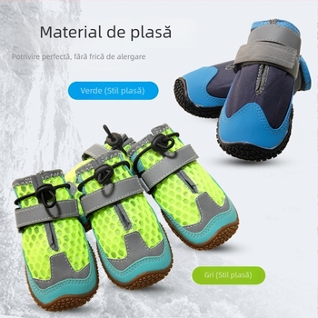 Pantofi de drumeție pentru câini – anti-alunecare, rezistenți, pentru toate anotimpurile, stil de relaxare