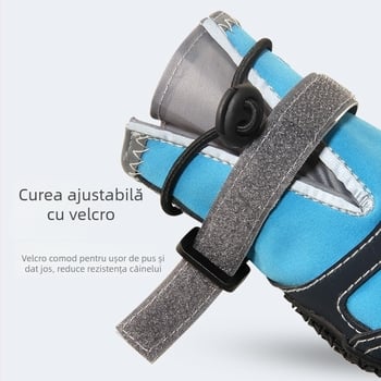 Pantofi de drumeție pentru câini – anti-alunecare, rezistenți, pentru toate anotimpurile, stil de relaxare