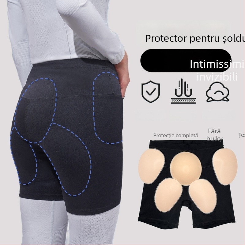 Protecție șold pentru schi – silicon moale, unisex, protecție internă, anti-cădere