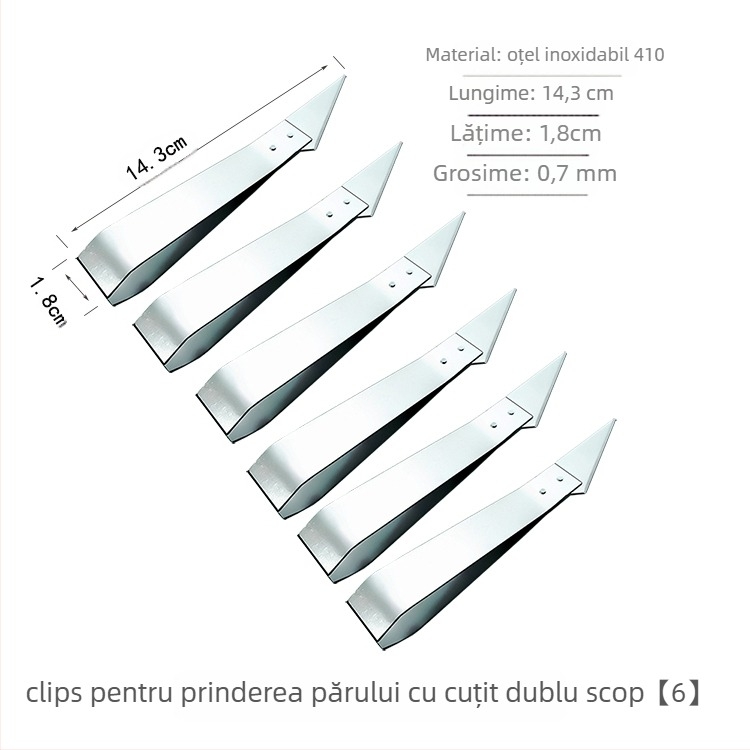 Clește pentru păr din oțel inoxidabil – utilizare casnică, clips pentru barbă și îndepărtarea penelor în bucătărie