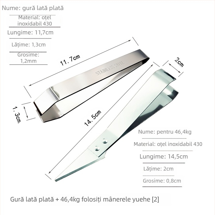 Clește pentru păr din oțel inoxidabil – utilizare casnică, clips pentru barbă și îndepărtarea penelor în bucătărie