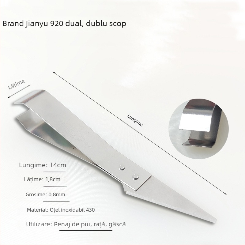 Clește pentru păr din oțel inoxidabil – utilizare casnică, clips pentru barbă și îndepărtarea penelor în bucătărie