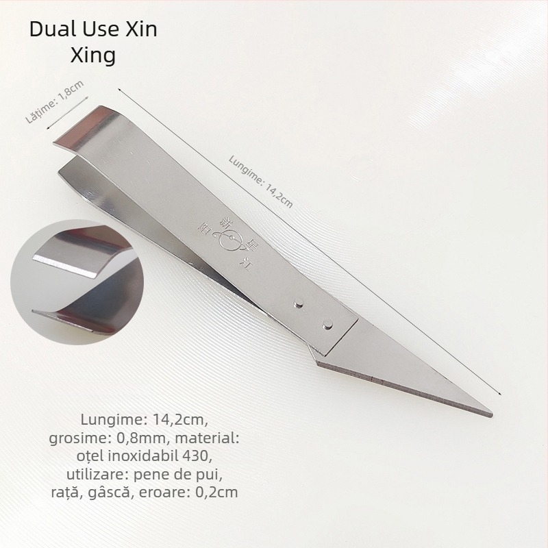 Clește pentru păr din oțel inoxidabil – utilizare casnică, clips pentru barbă și îndepărtarea penelor în bucătărie