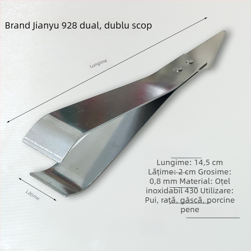 Clește pentru păr din oțel inoxidabil – utilizare casnică, clips pentru barbă și îndepărtarea penelor în bucătărie