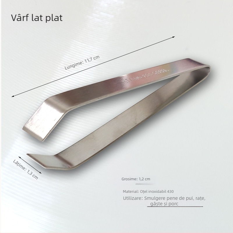 Clește pentru păr din oțel inoxidabil – utilizare casnică, clips pentru barbă și îndepărtarea penelor în bucătărie