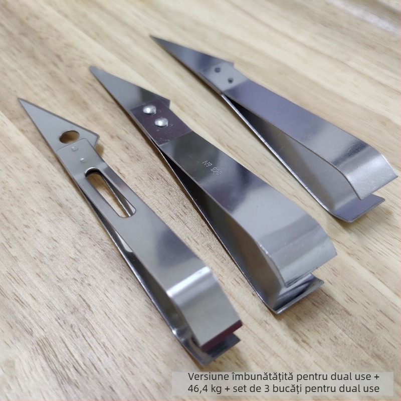 Clește pentru păr din oțel inoxidabil – utilizare casnică, clips pentru barbă și îndepărtarea penelor în bucătărie