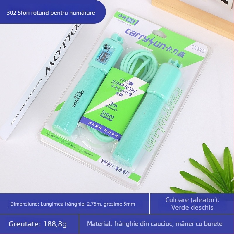 Săritură cu numărătoare mecanică și rulmenți - antrenament calistenic, model 001, ABS și PVC