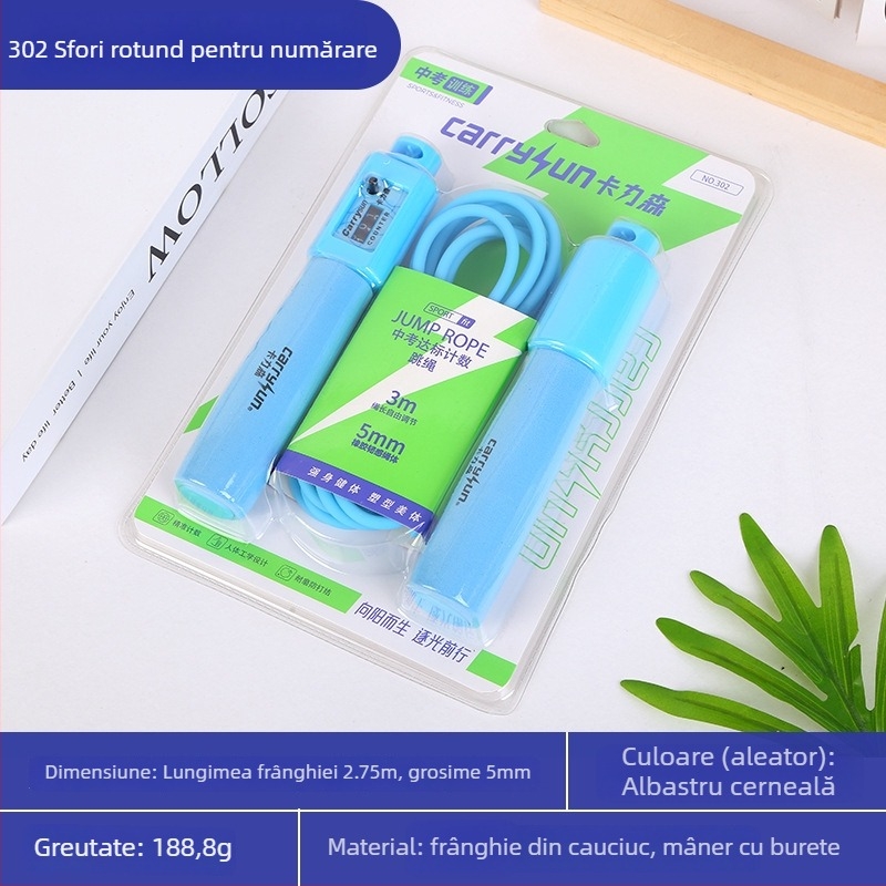 Săritură cu numărătoare mecanică și rulmenți - antrenament calistenic, model 001, ABS și PVC