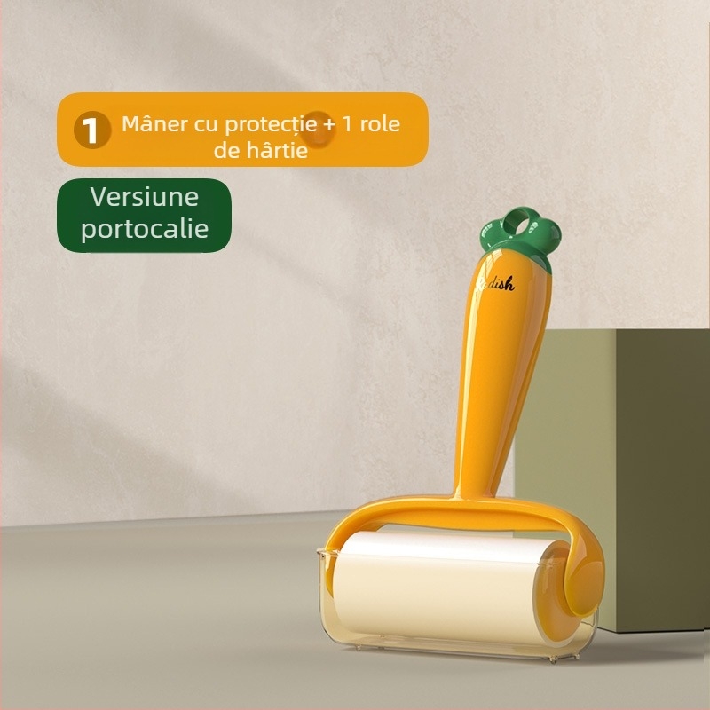 Rulou lipicios din plastic pentru păr de animale de companie și haine — rolă detașabilă; stil modern minimalist; origine Zhejiang; lansare vara 2023.