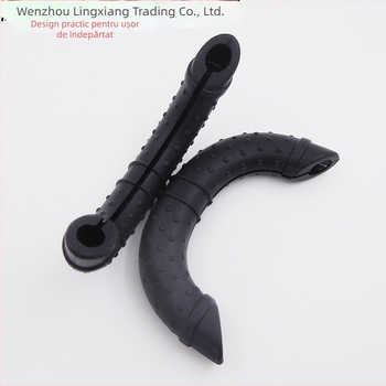 Capace din silicon pentru urechile oalei, izolație termică, pentru oale vechi cu două urechi și wok mare cu mâner cu clips, rezistente la temperaturi înalte