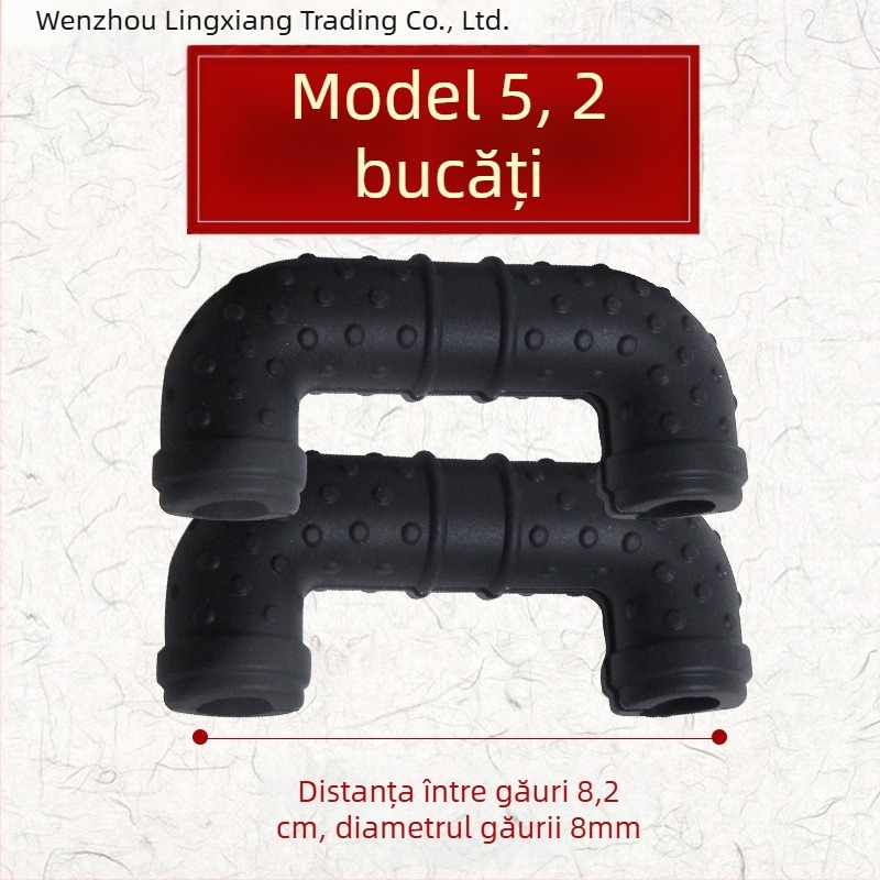 Capace din silicon pentru urechile oalei, izolație termică, pentru oale vechi cu două urechi și wok mare cu mâner cu clips, rezistente la temperaturi înalte