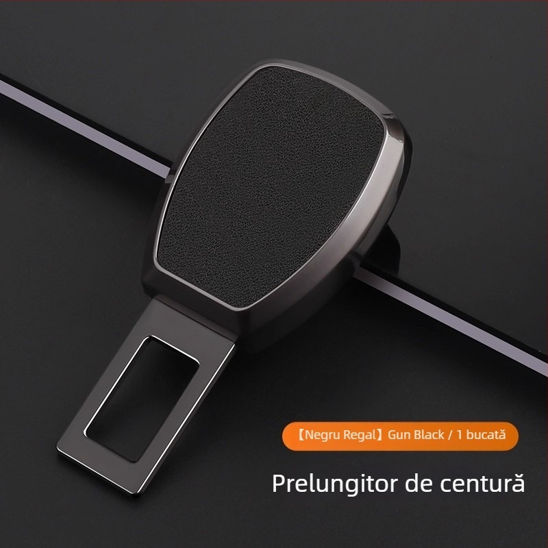 Extindere a curelei de siguranță pentru Smart Fortwo/ForTwo/ForFour – aliaj de zinc și piele, model: Smart safety belt extender