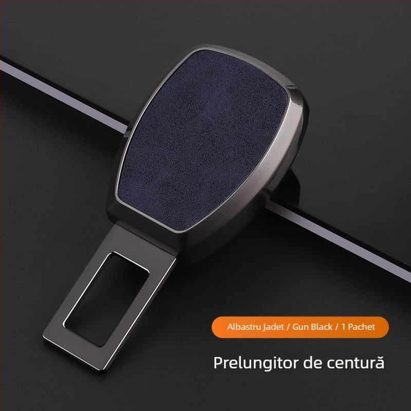 Extindere a curelei de siguranță pentru Smart Fortwo/ForTwo/ForFour – aliaj de zinc și piele, model: Smart safety belt extender