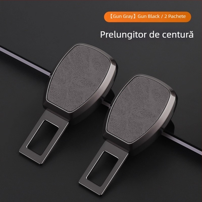 Extindere a curelei de siguranță pentru Smart Fortwo/ForTwo/ForFour – aliaj de zinc și piele, model: Smart safety belt extender