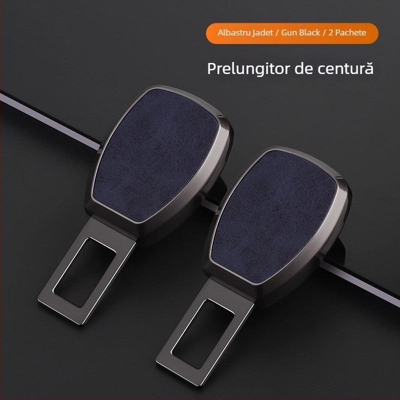 Extindere a curelei de siguranță pentru Smart Fortwo/ForTwo/ForFour – aliaj de zinc și piele, model: Smart safety belt extender