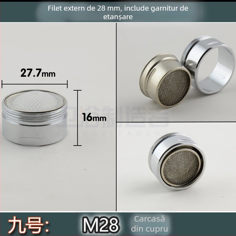 Aerator pentru robinet de bucătărie cu filtru din plasă internă pentru economisirea apei (Public Version)