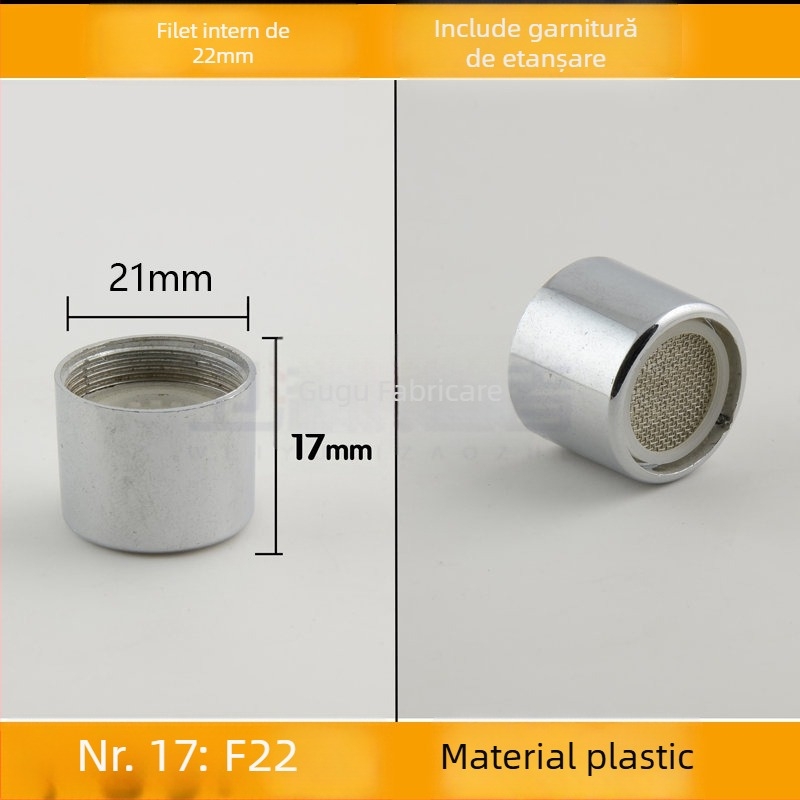 Aerator pentru robinet de bucătărie cu filtru din plasă internă pentru economisirea apei (Public Version)