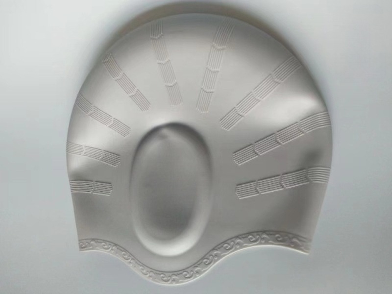 Șapcă de înot din silicon, cu elasticitate ridicată, protecție pentru urechi, impermeabilă, confortabilă pentru adulți, potrivită pentru înot și scufundări.