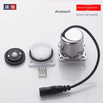 Capul ventilului pulsator senzorial pentru urină, corp din cupru, DC6V